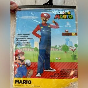 Mario from Super Mario Bros costume, size 7-8